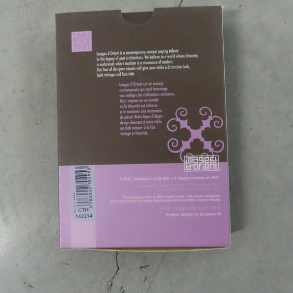 eusamex Images d'Orient chopstick/Knife Rest 4 piece pearl bird - Picture 2 of 2